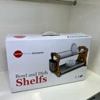 آبچکان رومیزی استیل طرح بامبو سایز کوچک|آبچکان و نظمدهنده ظروف|تبریز, |دیوار