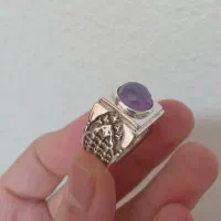 عقیق یمن یاسی کبود سوسنی رکاب دست کلکسیونی