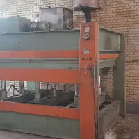 پرس گرم حرارتی درب نجاری روکش طبیعی ام دی اف لترون