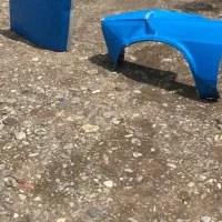کاپوت نیسان  و گلگیرسمت راننده سپر جلو ولاستیک جفت