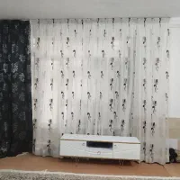 پرده حریر دستک