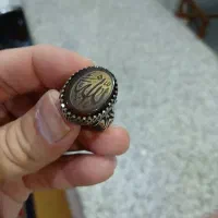 انگشتر نقره روسی با سنگ اهل بیت