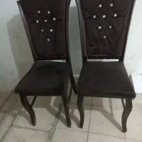 2عدد صندلی چوبی
