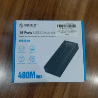 هاب USB2 اوریکو 16 پورت آداپتور دار
