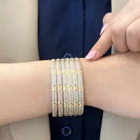 النگو بدون اجرت فلاور مدل ورساچه کد8060|جواهرات|گلستان (تهران), |دیوار