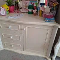 تخت خواب نوزاد نوجوان تمام چوب|تخت و سرویس خواب|شهریار, شهریار|دیوار