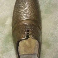 جا سیگاری برنجی کفشی وجاسیگاری استیل دکمه ای