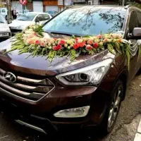 گل آرایی ماشین عروس با قیمت مناسب درب منزل شما