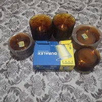 ظروف پیرکس عسلی نو