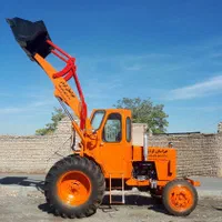 تراکتور رومانی بیل عقب لودری کابین دار طرح جدید