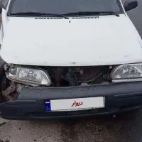 پراید مدل ۸۲ تصادفی موتور سالم مدارک کامل