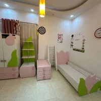 سرویس خواب کودک|تخت و سرویس خواب|نور, |دیوار