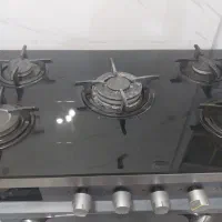 اجاق گاز طرح فر صفحه شیشه ای