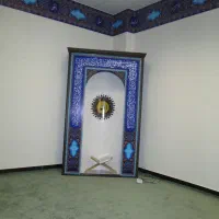 خطاطی و دیوارنویسی وساخت محراب