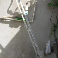 نردبان فلزی با قوطی ۴×۴ ساخته شده طول ۳/۶۵