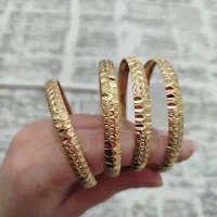 النگوهای رنگ ثابت مدل طلا روسی