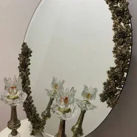 آینه و شمعدان سالم و بدون خط و خش|آینه|ساری, |دیوار