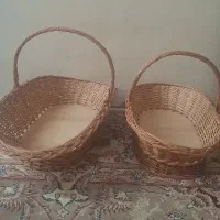 سبد حصیری بزرگ