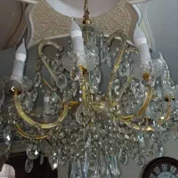 لوستر کریستالی چک|لوستر و چراغ آویز|ساوه, |دیوار