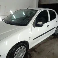 ۲۰۶تیپ۲ مدل۸۶سفید صدفی درحد