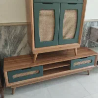 میزtv وکنسول وکیوم مدل حصیری|بوفه، ویترین، کنسول|مشهد, شفا|دیوار