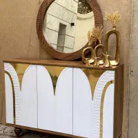 جاکفشی سه درب مدل نیلوفر جا کفشی طرح کنسول|جاکفشی، کمد، دراور|تهران, شهرک ولیعصر شمالی|دیوار
