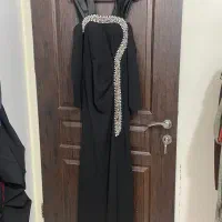 لباس ماکسی مشکی سنگدوز شده