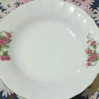 ۶ بشقاب گل سرخ|ظروف سرو و پذیرایی|اهواز, سید خلف|دیوار