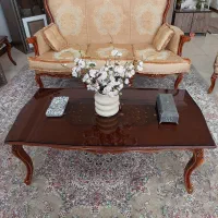 مبل هفت نفره( ۳ نفره و چهارتا یکنفره) نیم استیل|مبلمان خانگی و میز عسلی|اهواز, کوی پیروزی|دیوار