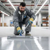 اجرای تخصصی کفپوش اپوکسی و پلی‌یورتان  رنگین پارس