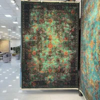 فرش شاپرک ۱۰۰۰شونه فیروزه ای ،کرم رنگ ۱۲متری|فرش|شیراز, زیباشهر|دیوار