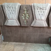 تخت خواب دو نفره در حد نو|تخت و سرویس خواب|دهلران, |دیوار