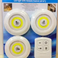 فروش چراغ زیر کابینتی 3 تایی ریموت دار