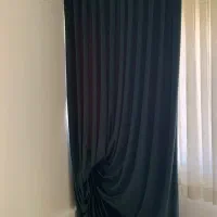 والان پرده مخمل به همراه کوسن ست|پرده، رانر، رومیزی|تهران, اکباتان|دیوار