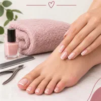 دستیار ناخن مسلط به پدیکور
