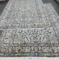 فرش دستباف (بساک)جفت۹ متری یکی خوب یکی تخ نما شده|فرش|مشکیندشت, |دیوار