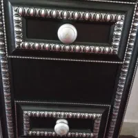 آینه کنسول مشکی رنگ سالم|بوفه، ویترین، کنسول|تبریز, |دیوار
