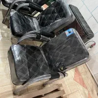 شش عدد صندلی اداری انتظار با یدونه میز|مبلمان اداری|کرمان, |دیوار