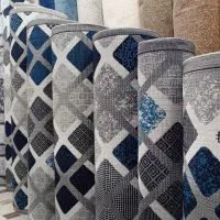 گلیم آبی نقره ای*شهرموکت