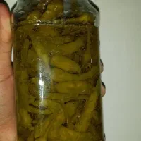 ترشی فلفل تند خانگی