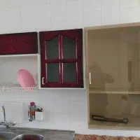 کابینت آلومینیومی آشپزخانه سینک شیر آلات درب چوبی|مصالح و تجهیزات ساختمان|خمینی‌شهر, |دیوار