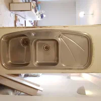 سینک دوقلو و هود