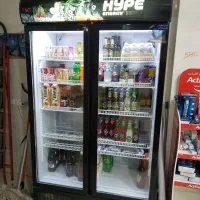 یخچال دو درب فروشگاهی