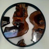 ساعت چوبی ۶۰ سانت