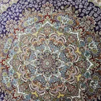 فرش تمام ابریشم دستباف گونه