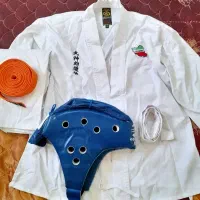 فروش لباس فرم کاراته با کلاه و کمربند