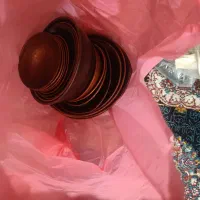 بوفه باتمام وسایل داخل اش|کلکسیون اشیاء عتیقه|گرگان, |دیوار