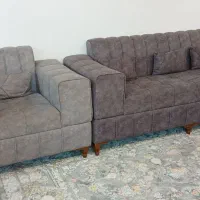 مبل راحتی ۷نفره|مبلمان خانگی و میز عسلی|گتاب, |دیوار