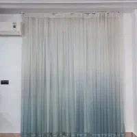 پرده حریر با زیر پرده|پرده، رانر، رومیزی|ساوه, |دیوار