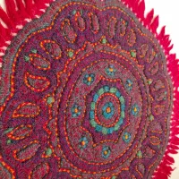 رومیزی پته دوزی|صنایع دستی و سایر لوازم تزئینی|شاهرود, |دیوار